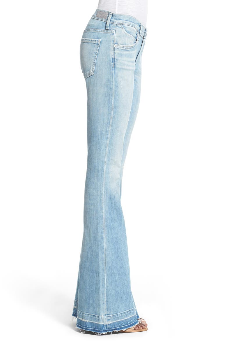 A Gold E 'Madison' Ultra Flare Jeans, Alternate, color, BLUE LAGOON