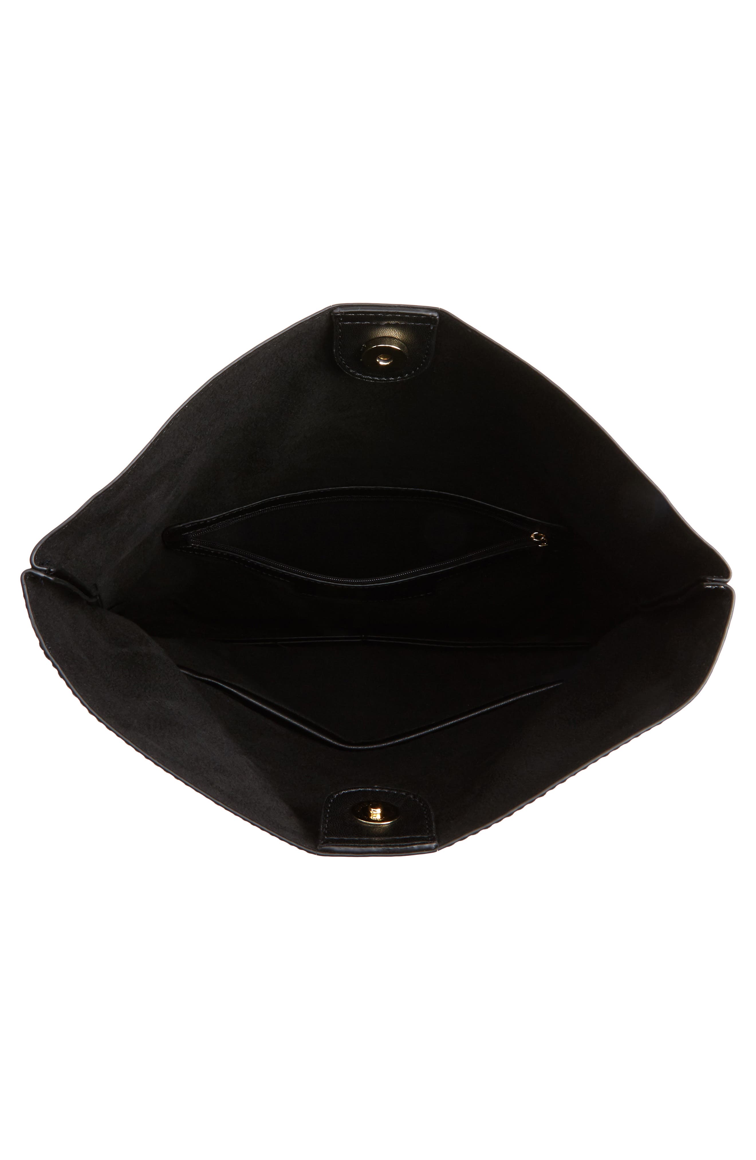 Sole Society Melrose Faux Leather Clutch, Alternate, color, 