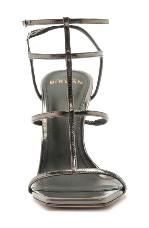 Alexandre Birman Amanda Cage Sandal In Gray