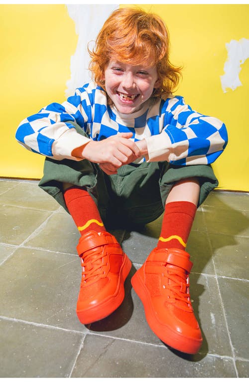 Doiy Kids' Hotdog 3d Crew Socks In Multi