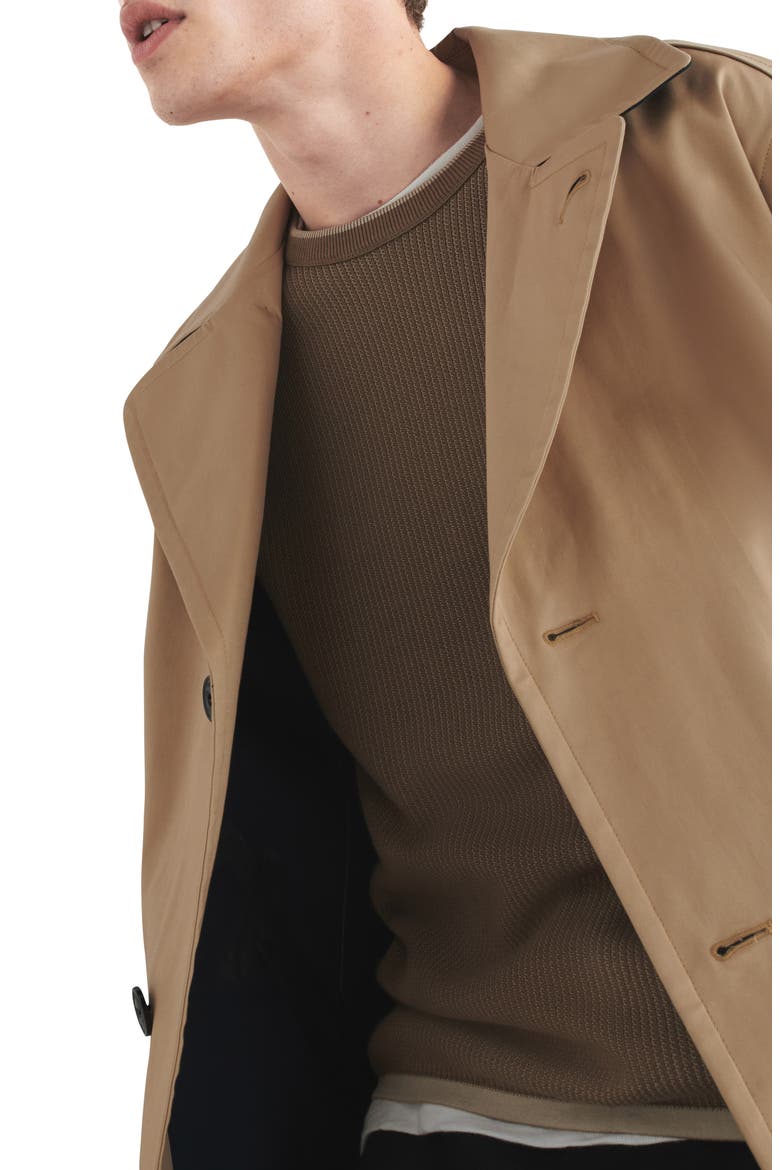 Harvey Crewneck Cotton Blend Sweater, Alternate, color, TAUPE
