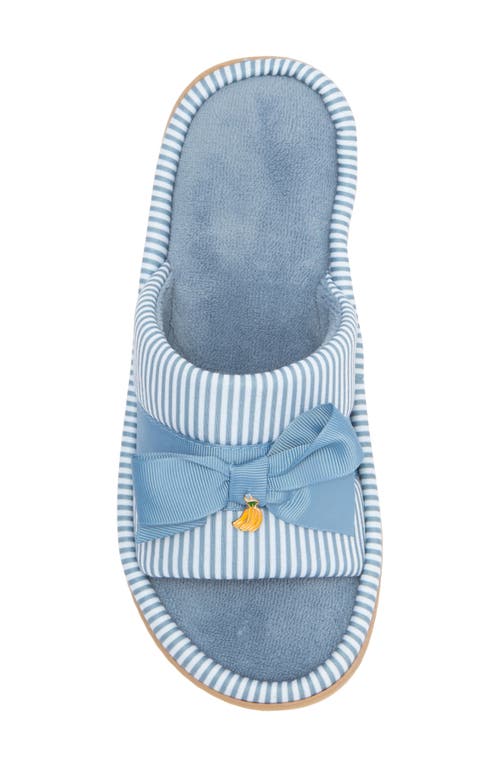 ISOTONER ISOTONER FRUIT CHARM SCUFF SLIPPER