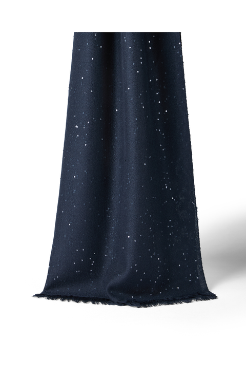 Cashmere and silk Diamond yarn scarf