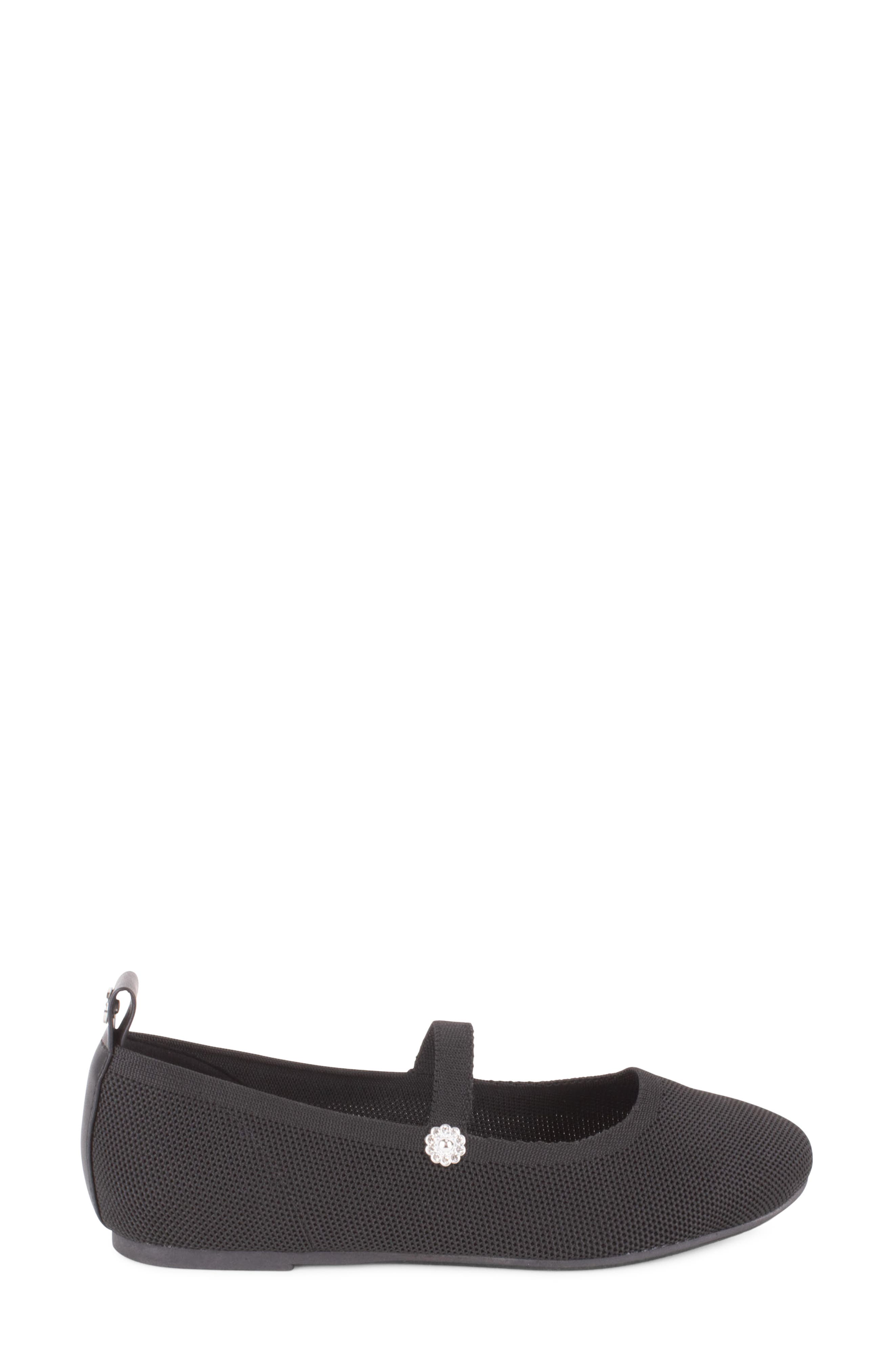 Tahari Cairo Mary Jane Flat, Alternate, color, Black