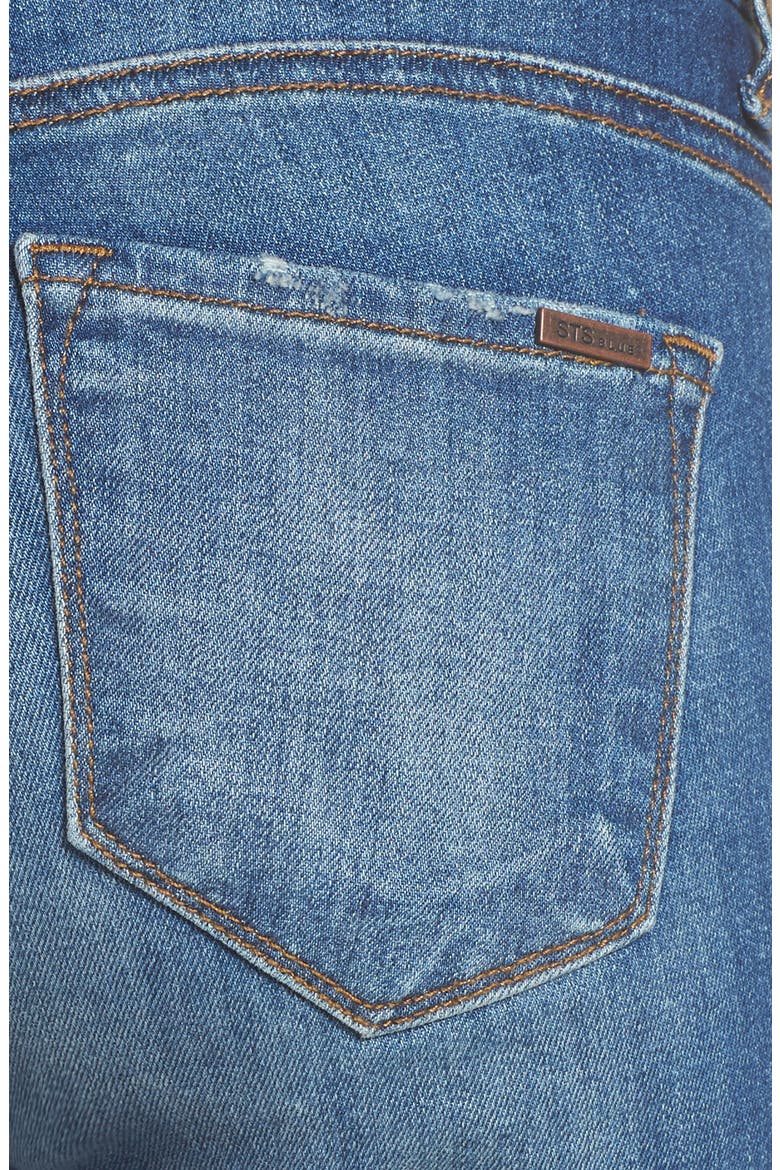 Emma Raw Hem Ankle Skinny Jeans, Alternate, color, NORTH STONE VIEW