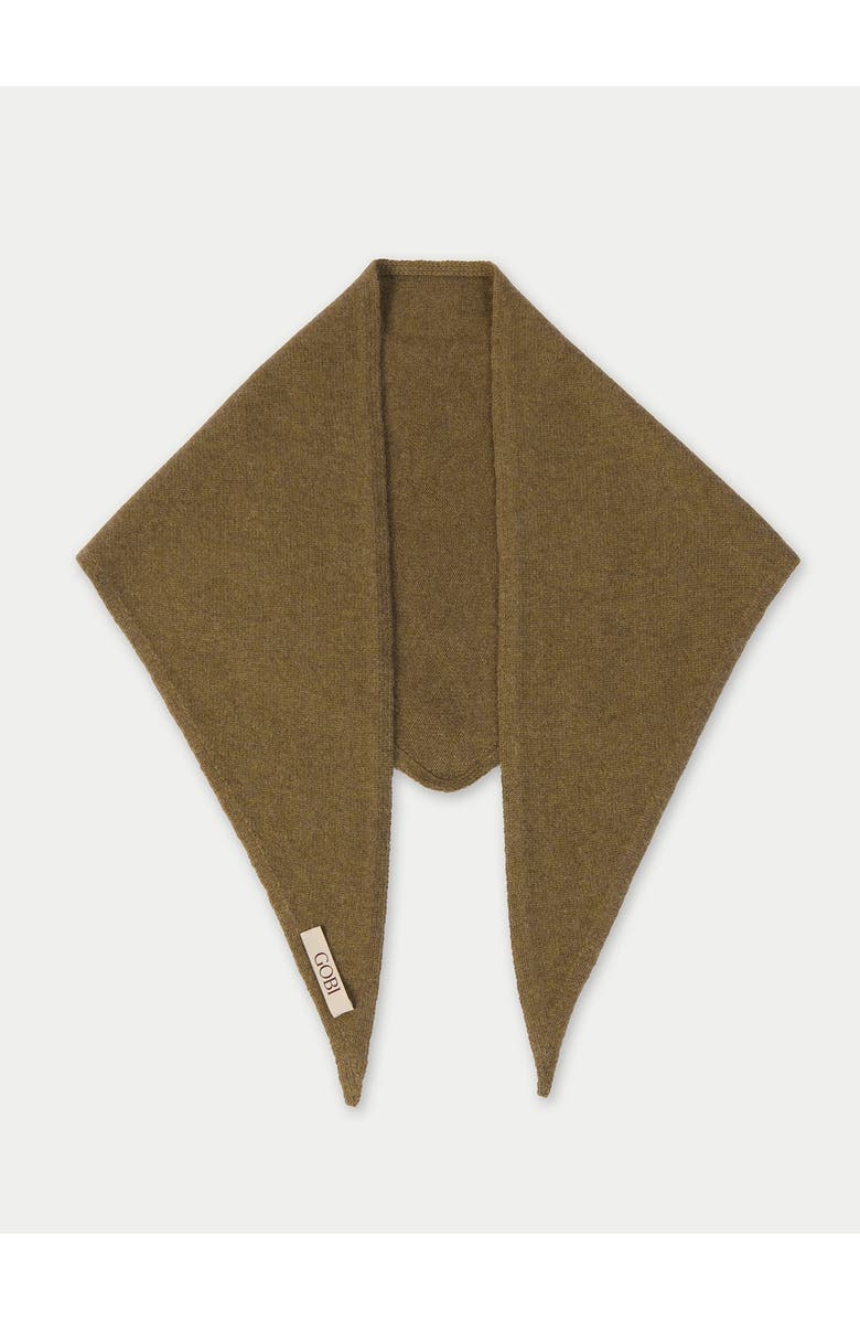 Gobi Cashmere Triangular Cashmere Scarf, Main, color, Aloe