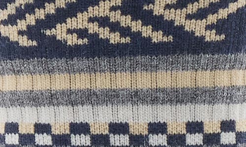 Smartwool Everyday Cabin Games Merino Wool Blend Crew Socks In Medium Gray