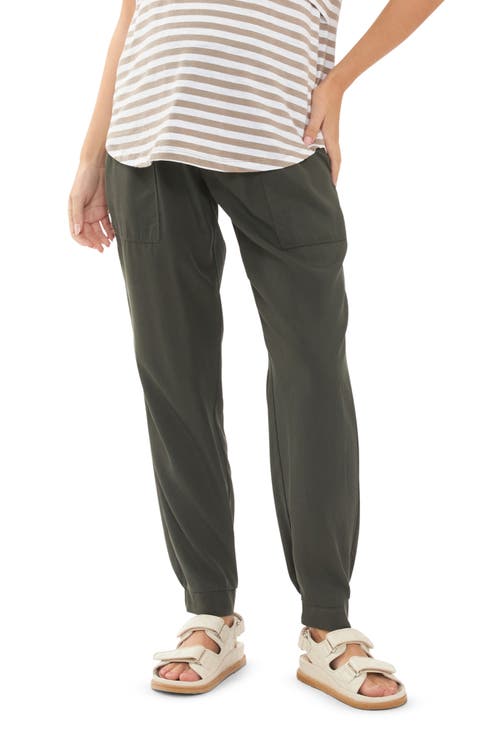 Tencel Off Duty Maternity Cargo Pant
