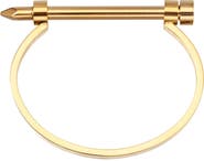 EYE CANDY LOS ANGELES Liam Titanium Screw Cuff Bracelet