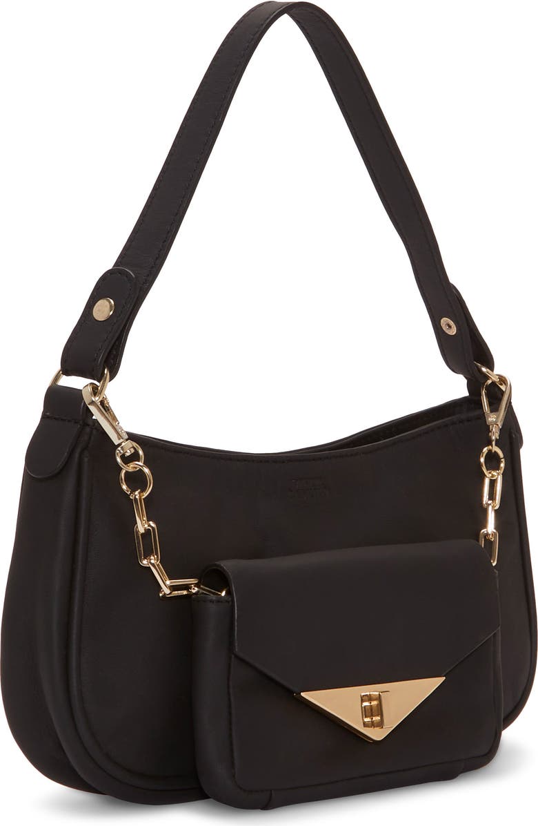 Vince Camuto Sahja Leather Shoulder Bag, Alternate, color,