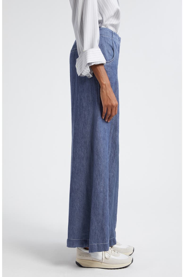 Demie Wide Leg Hemp Jeans, Alternate, color, MEDIUM INDIGO