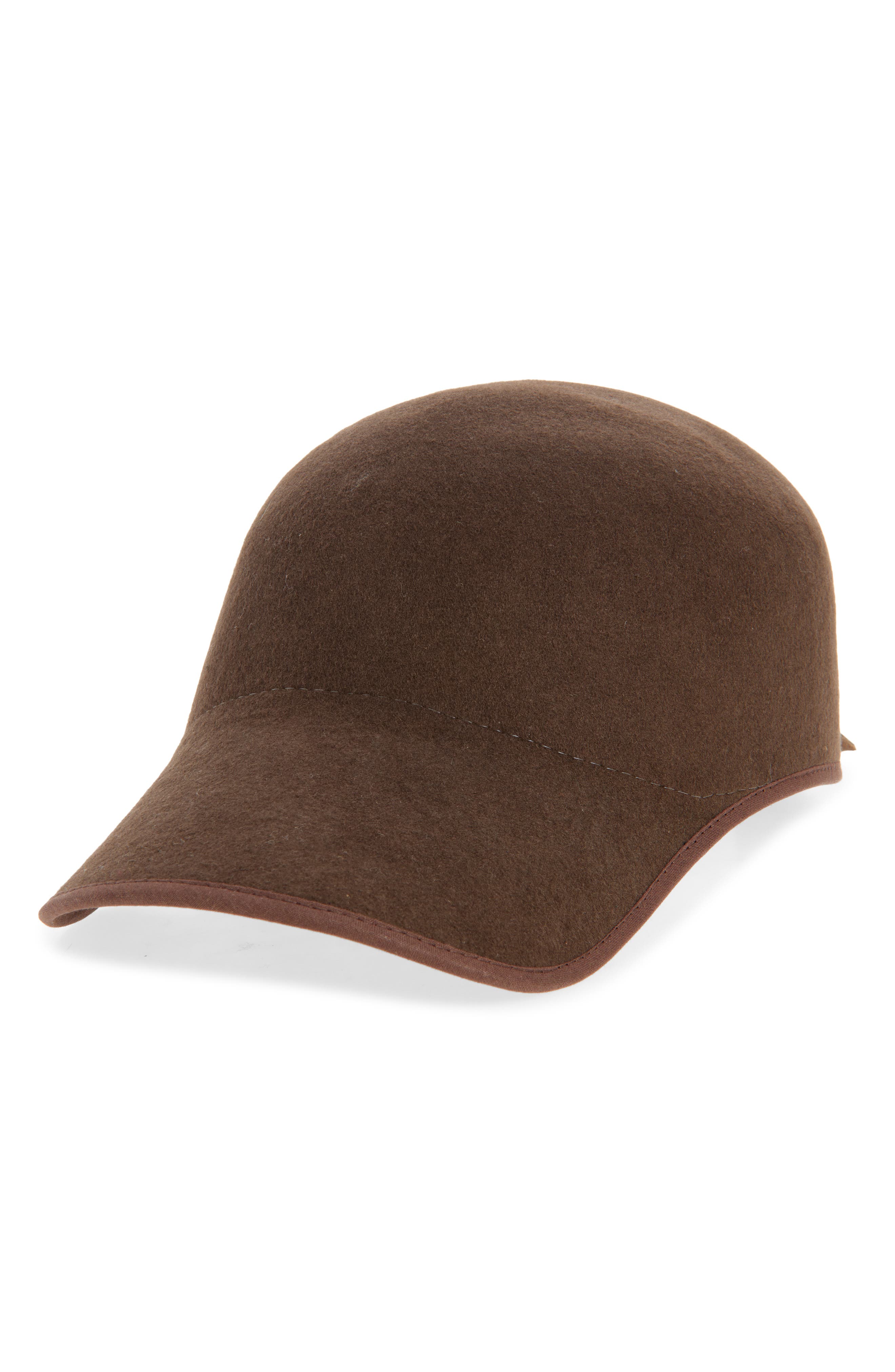 René Mantilla, New York Casquette Wool Baseball Cap in Cafe 