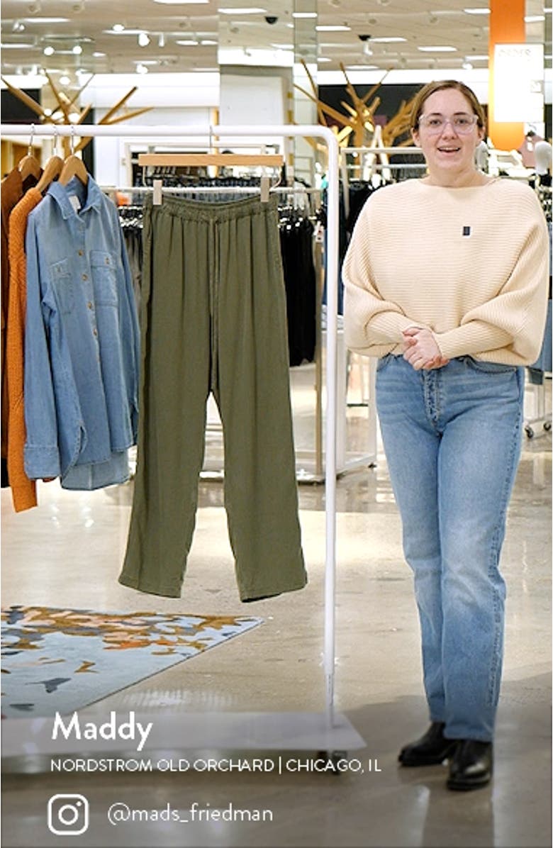 Straight Leg Drawstring Pants, sales video thumbnail