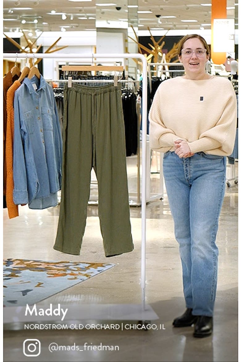 Straight Leg Drawstring Pants video
