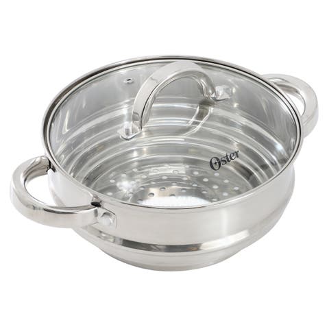 Sangerfield 8 Inch Universal Stainless Steel Steamer with Lid