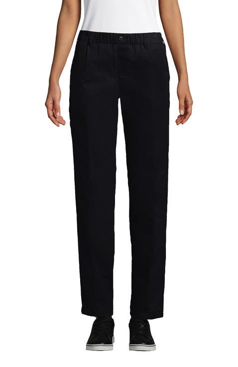 School Uniform  Elastic Waist Pull-On Chino Pants