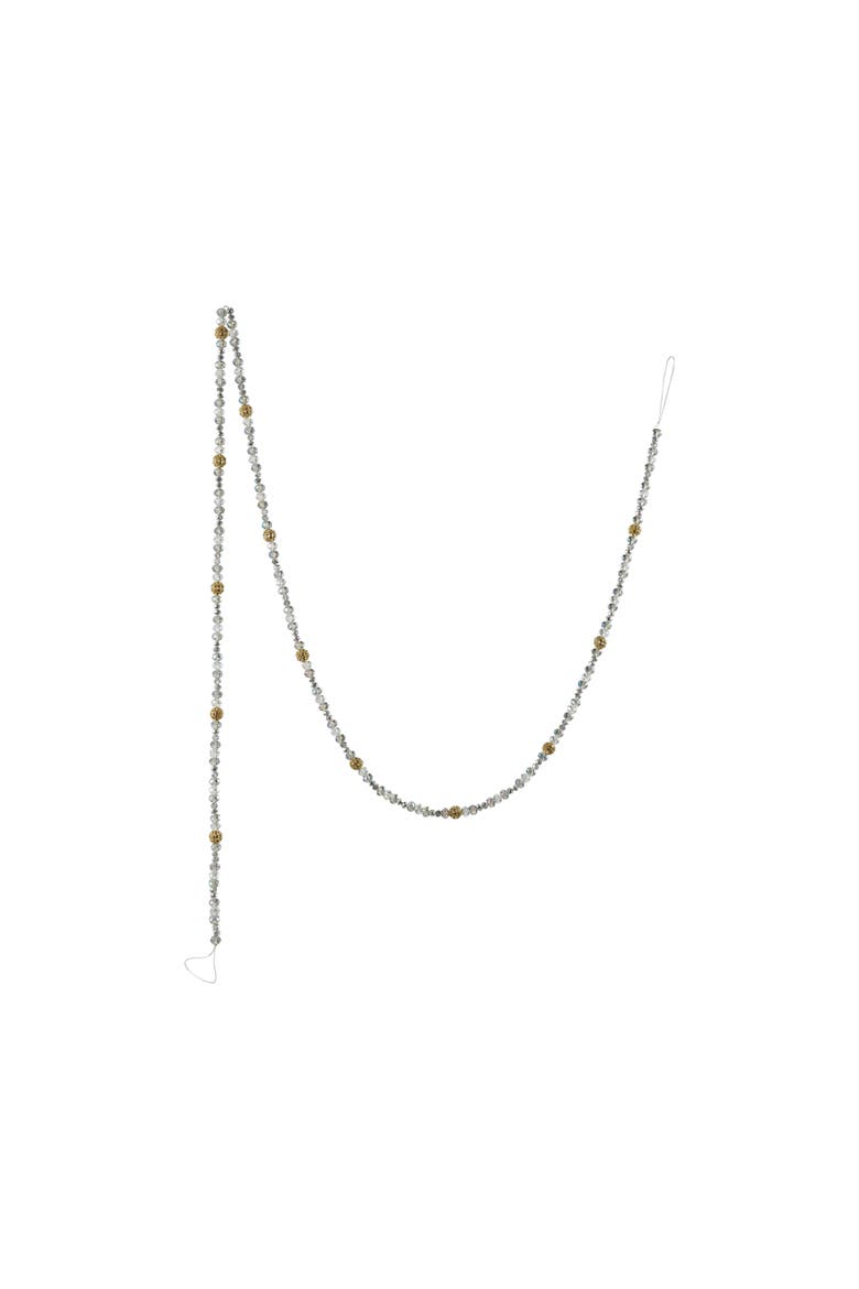 Glass Crystal Garland, Main, color, Gold and Silver