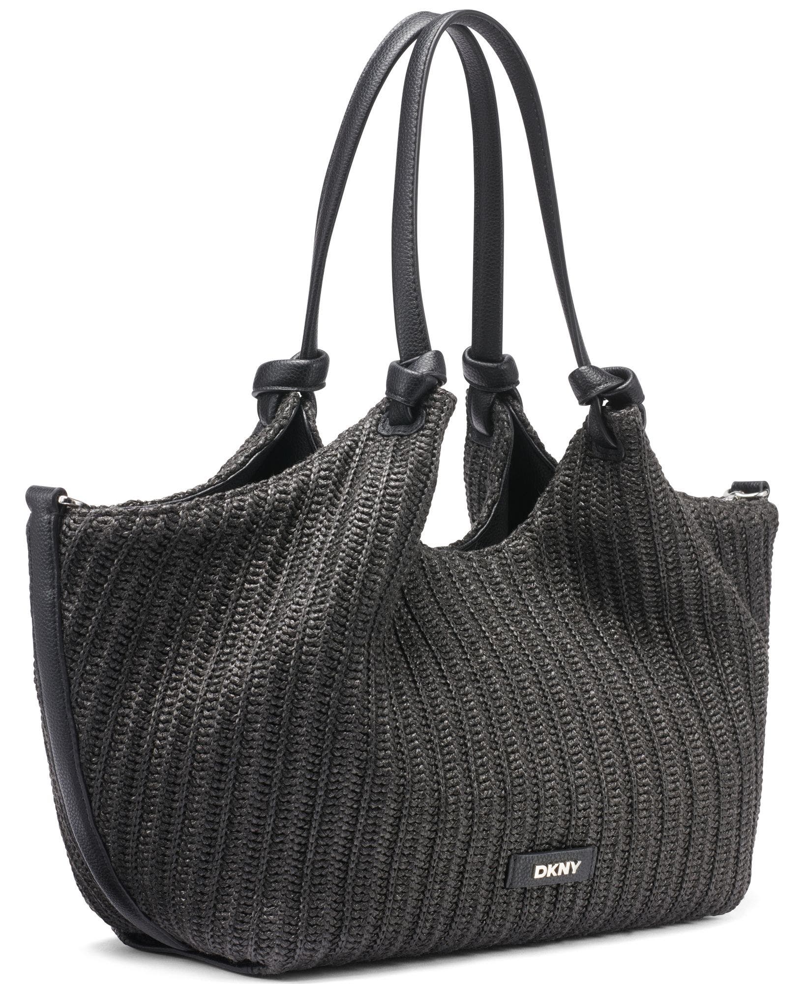 Paula Medium Tote, Alternate, color, Black/Silver