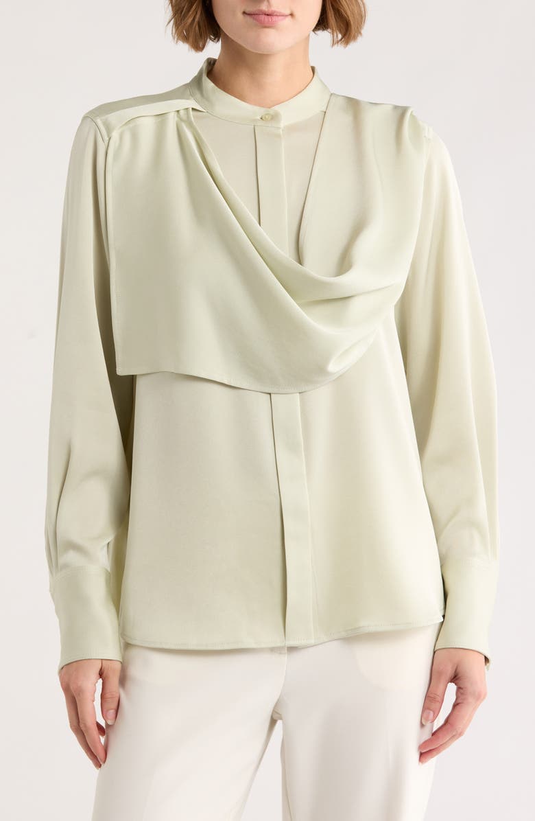 Reiss Emilia Convertible Scarf Top, Main, color, Sage