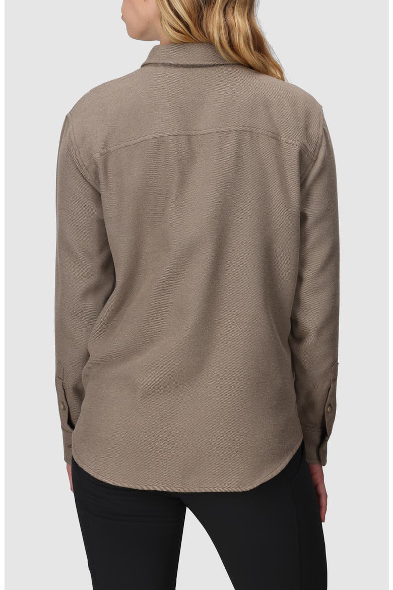 Feedback Flannel Twill Overshirt, Alternate, color, SABLE