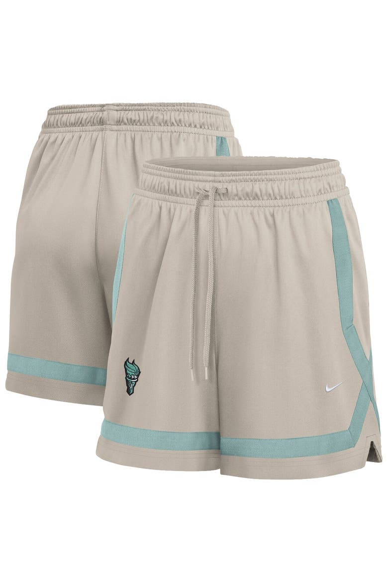 Women's Nike  Cream New York Liberty Studio Fleece Shorts, Main, color, Cream