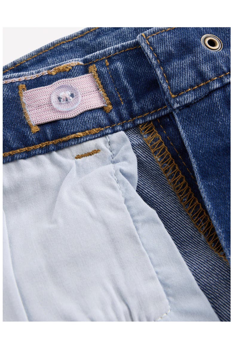 Kids' Wide Leg Heart Patch Jeans, Alternate, color, GARNET CORD