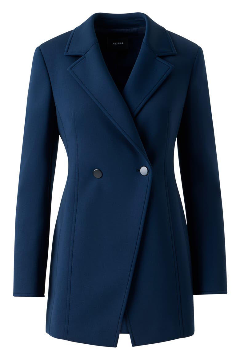 Duska Techno Neoprene Jacket, Alternate, color, DENIM BLUE