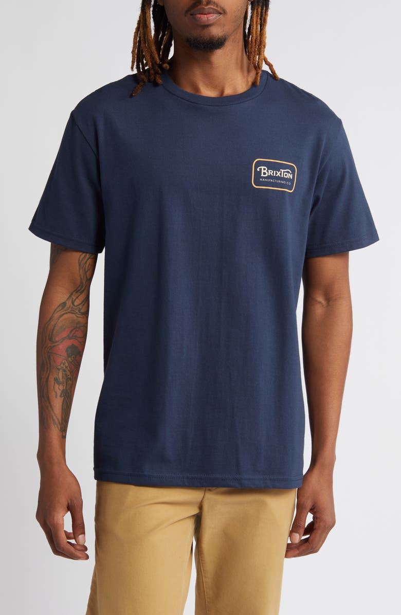 Brixton Grade Logo Graphic T-Shirt, Main, color,