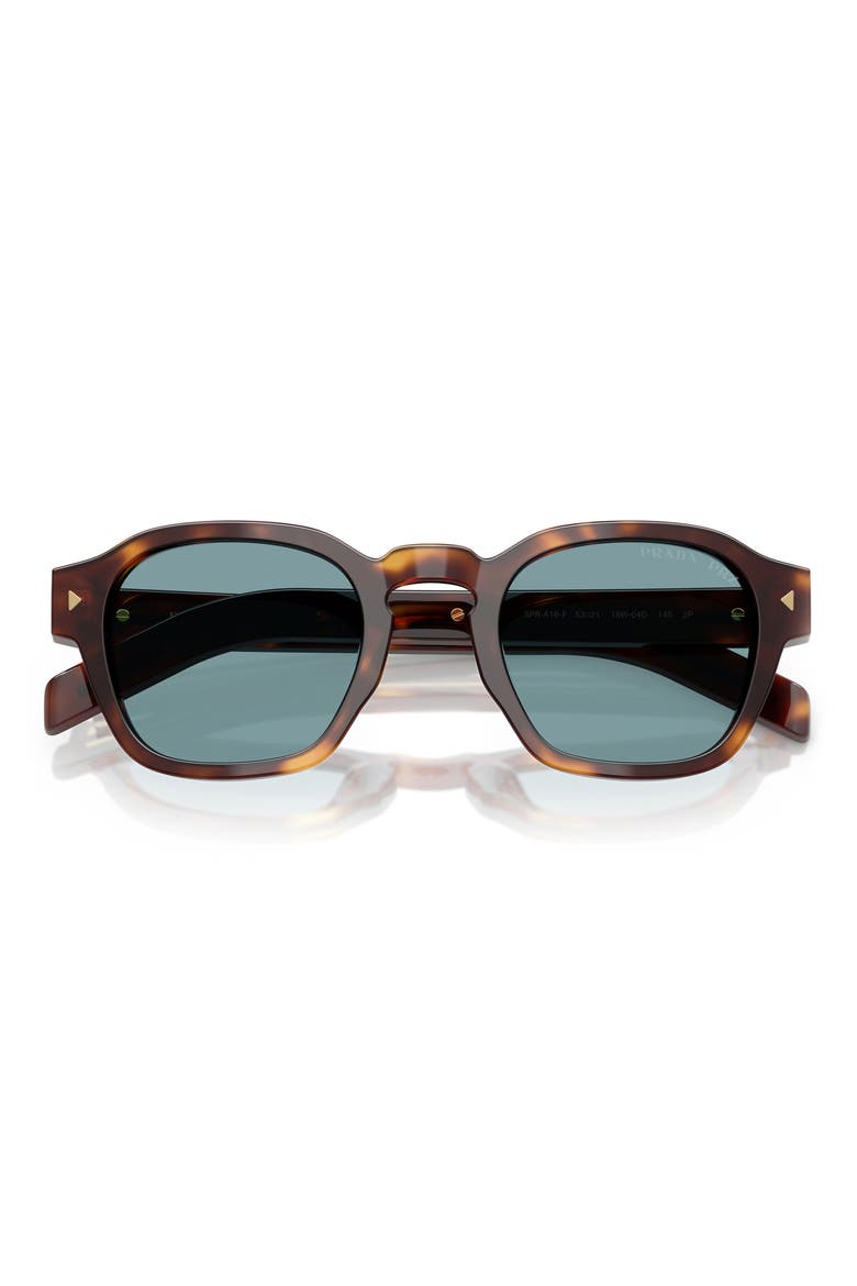 53mm Polarized Phantos Sunglasses, Alternate, color, GREEN TORTOISE