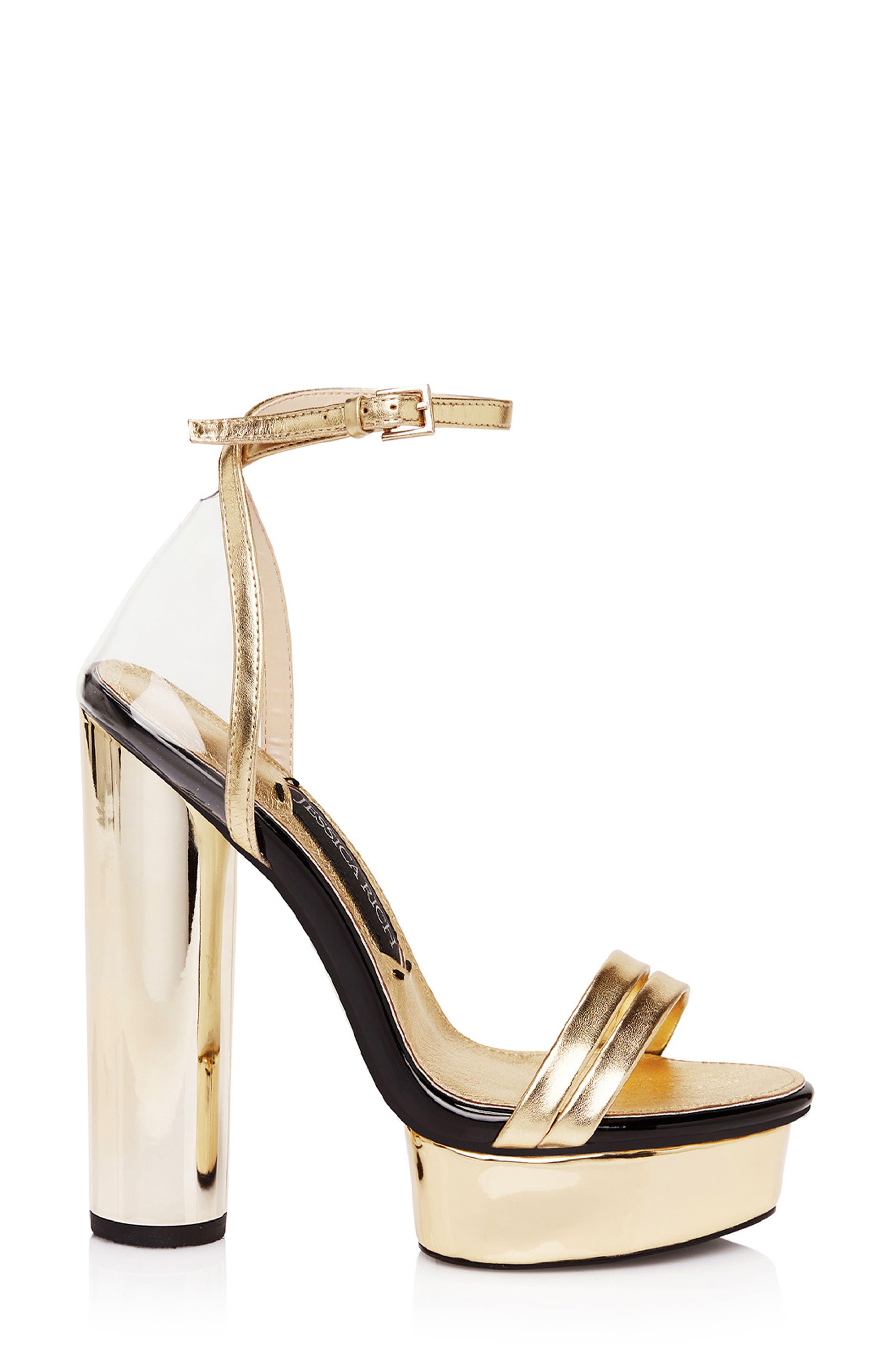 JESSICA RICH Platform Sandal, Alternate, color, 