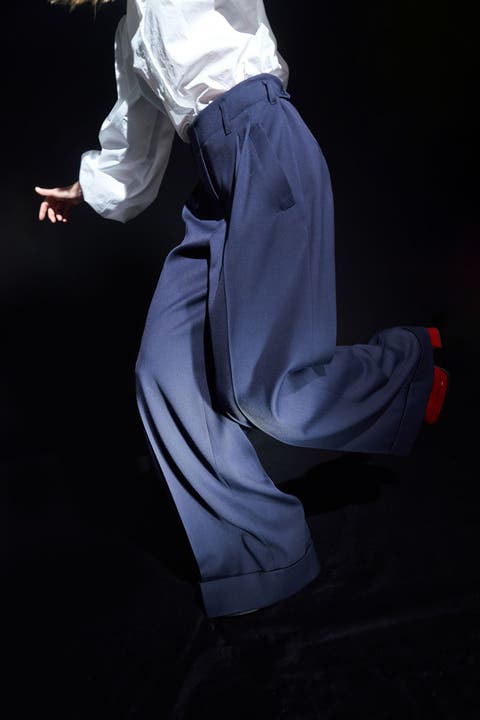 Wide Leg Pants With Cuff
