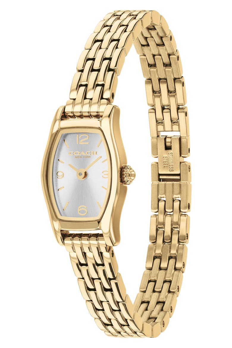 Greta Bracelet Watch, 15.3mm, Alternate, color, SILVER WHITE