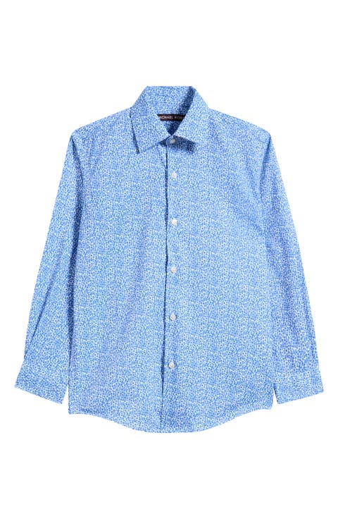 Kids' Floral Stretch Dress Shirt (Big Kid)