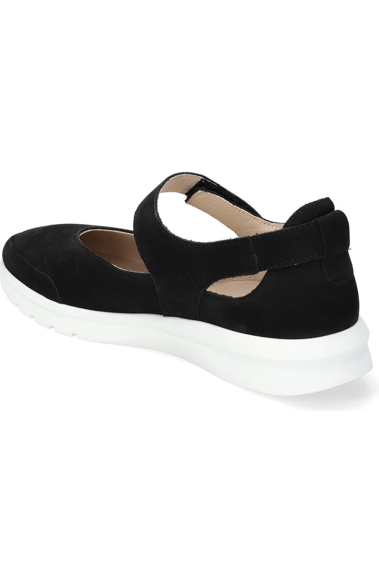 Mephisto Marsia Mary Jane Flat, Alternate, color, Black/White