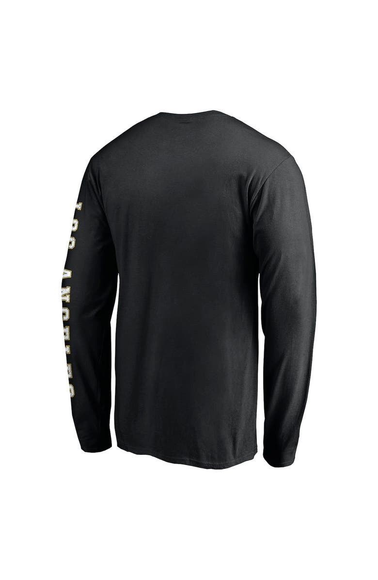 FANATICS Men's Fanatics Branded Black Los Angeles Rams 2021 NFC Champions Vintage Long Sleeve T-Shirt, Alternate, color, 