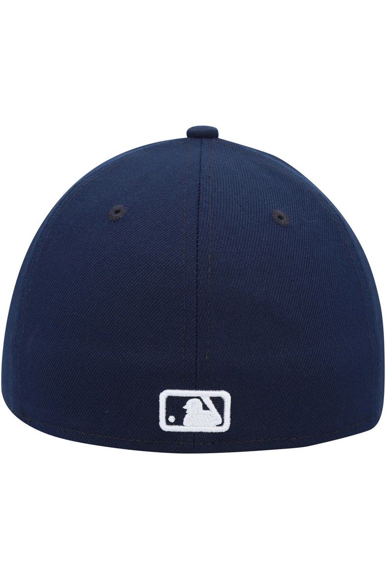 Men's New Era Navy San Diego Padres Oceanside Low Profile 59FIFTY Fitted Hat, Alternate, color, Navy