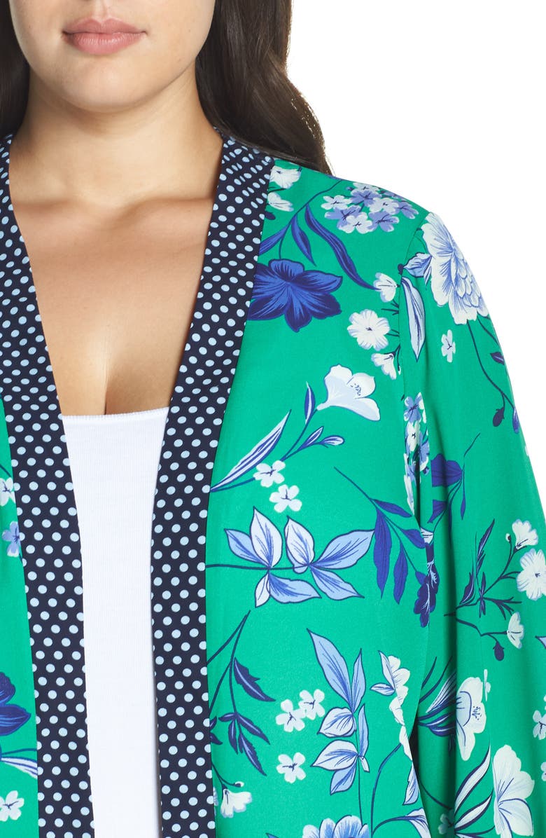 Evans Pattern Mix Kimono, Alternate, color, 