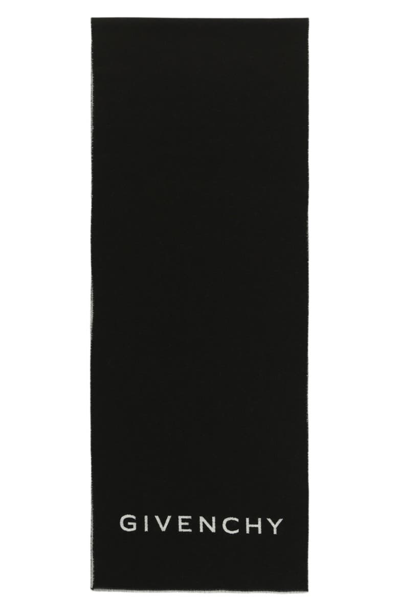 Givenchy Reversible Logo Scarf, Main, color,