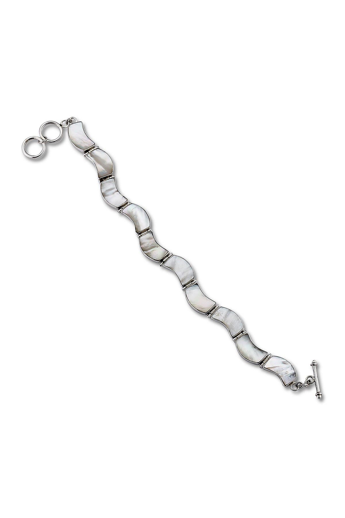 SAMUEL B. Sterling Silver Mother of Pearl Bracelet