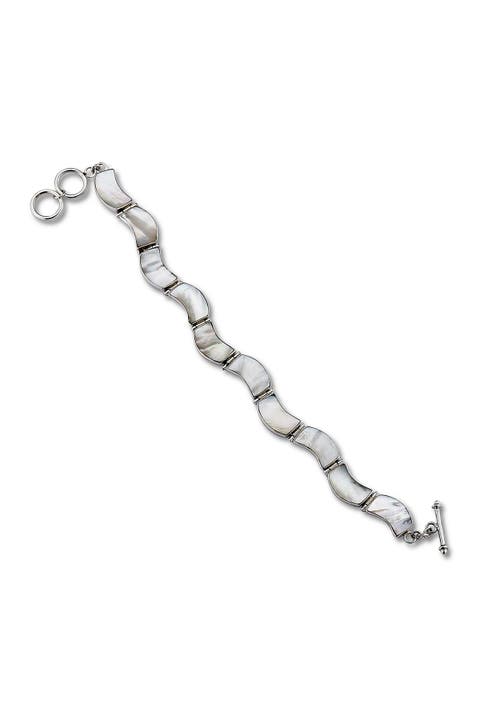 Sterling Silver Mother of Pearl Bracelet