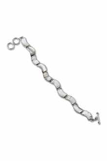 SAMUEL B. Sterling Silver Mother of Pearl Bracelet