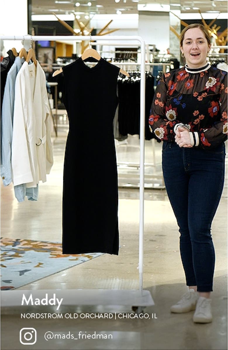 Cutout Back Ponte Dress, sales video thumbnail