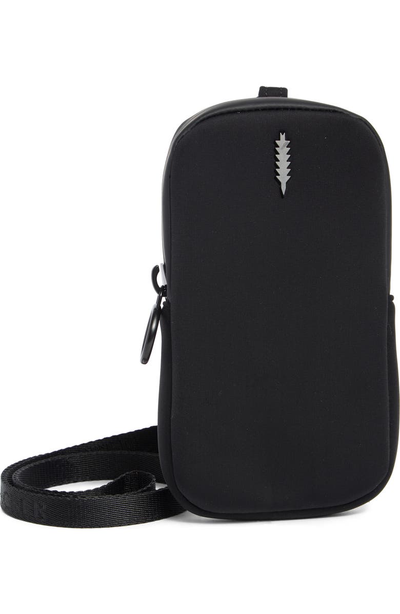 Thacker Jody Phone Crossbody Bag, Main, color, Black