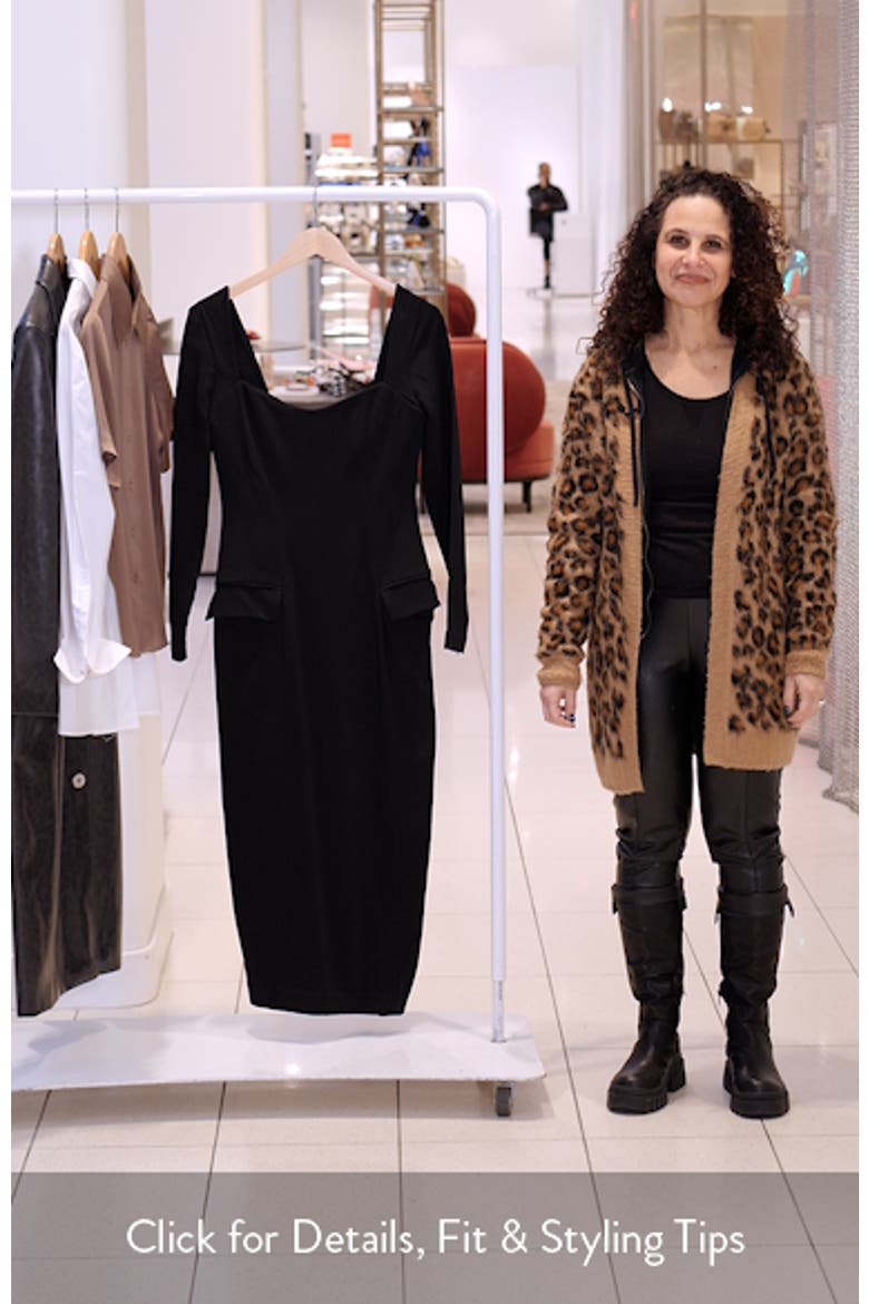 Ella Long Sleeve Midi Dress video