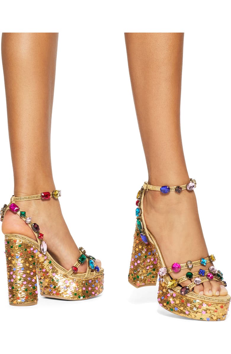 Kurt Geiger London Kensington Platform Sandal, Alternate, color, Open Yellow