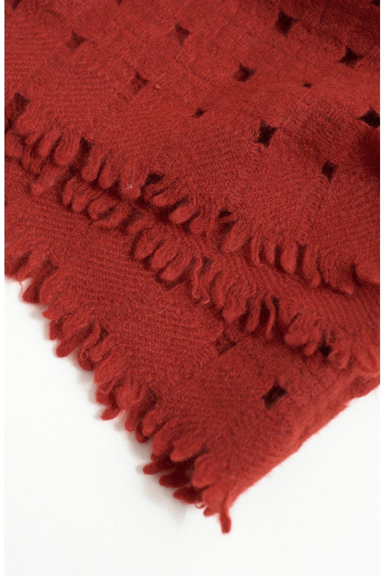 Pixie Cashmere Scarf, Alternate, color, RED