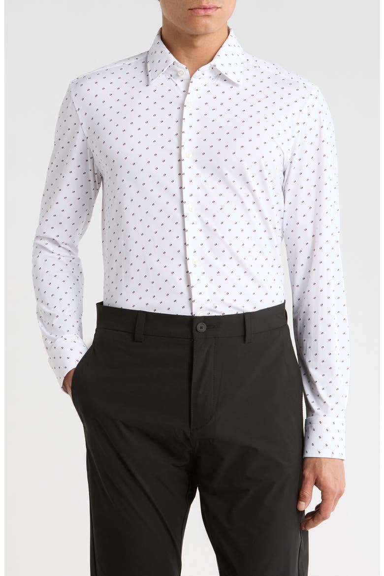 Hank Dress Shirt, Main, color, MED PNK