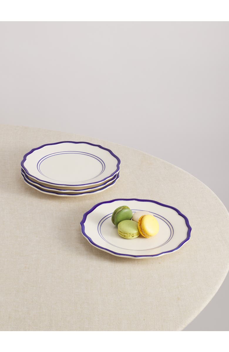 Maison Madison Home Mix and Match 12 Piece Set with Cereal Bowl, Alternate, color, Striped/Solid/Solid