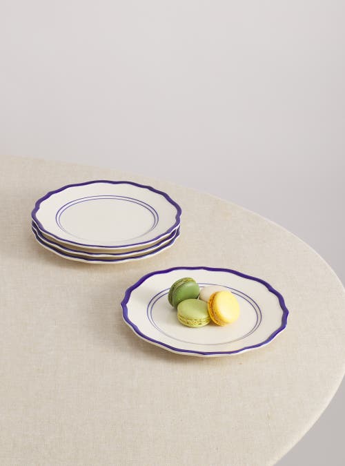 Maison Madison Home Mix And Match 12 Piece Set With Cereal Bowl In Striped/solid/solid