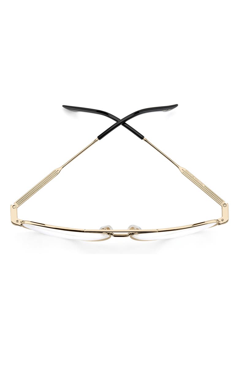 Victoria Beckham 58mm Pilot Optical Glasses, Alternate, color, 